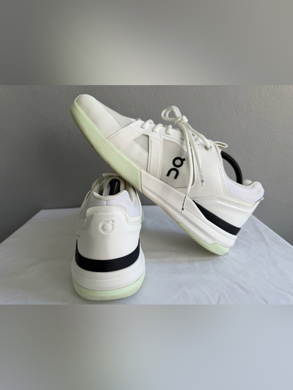 On The Roger Clubhouse Pro Sneakers s10.5 Men’s White/Green - Picture 7 of 13